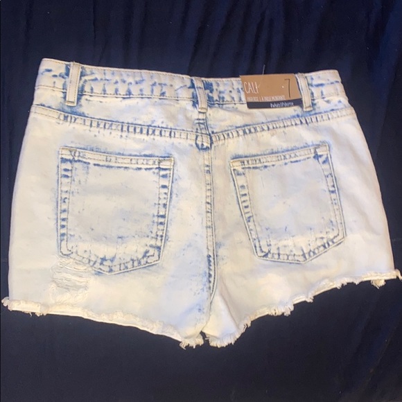 High Rise Jean Shorts - Picture 2 of 4